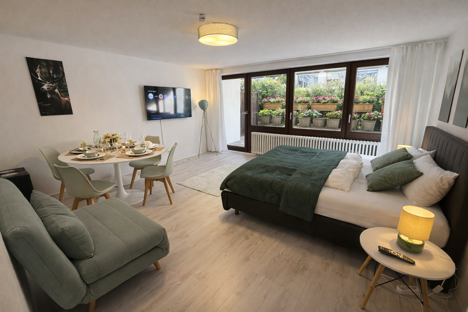 Modernes Apartment mit Parkplatz | Nähe Messe KA Bild 1